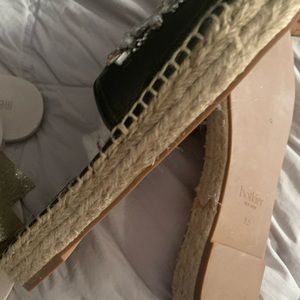 Espadrille embellished  slides